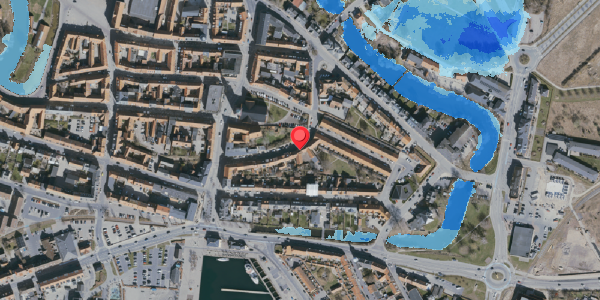 Oversvømmelsesrisiko fra vandløb på Skippergade 26A, . , 5800 Nyborg