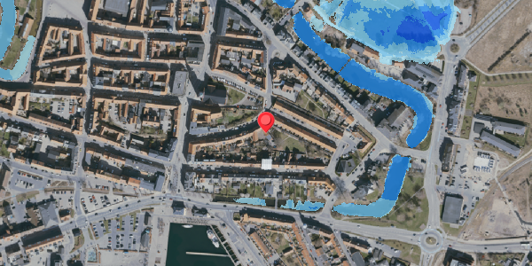 Oversvømmelsesrisiko fra vandløb på Skippergade 26C, . , 5800 Nyborg
