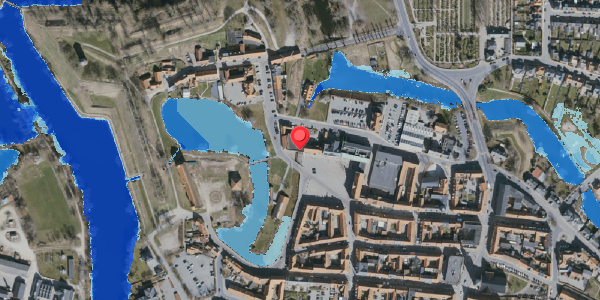 Oversvømmelsesrisiko fra vandløb på Torvet 12, 5800 Nyborg