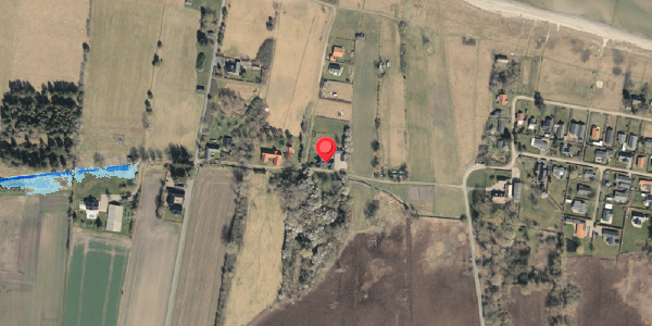Oversvømmelsesrisiko fra vandløb på Elmevangsvej 5, 5466 Asperup