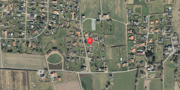 Oversvømmelsesrisiko fra vandløb på Kildevangsvej 6, 5466 Asperup