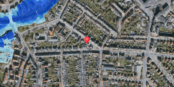 Oversvømmelsesrisiko fra vandløb på Absalonsgade 21, 5000 Odense C