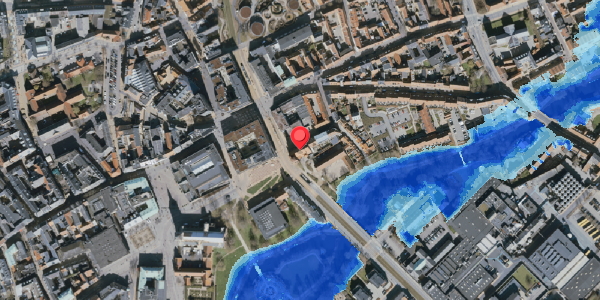 Oversvømmelsesrisiko fra vandløb på Adelgade 1, 5000 Odense C