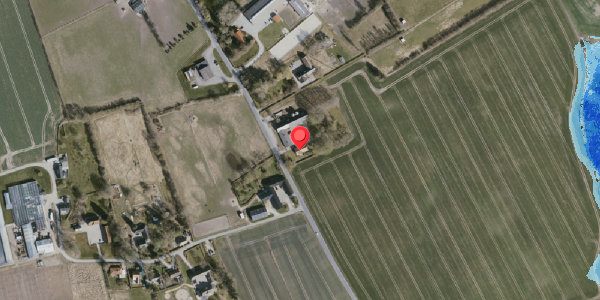 Oversvømmelsesrisiko fra vandløb på Allestedvej 50, 5260 Odense S