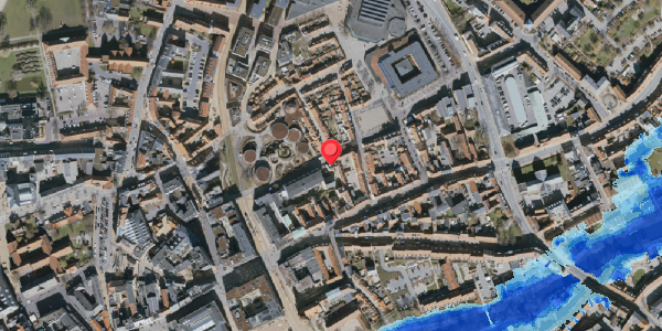 Oversvømmelsesrisiko fra vandløb på Bangs Boder 24, st. , 5000 Odense C