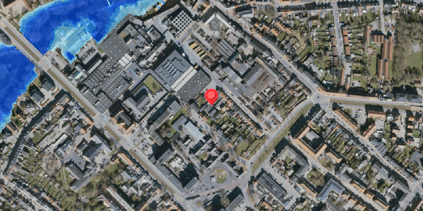 Oversvømmelsesrisiko fra vandløb på Bjergegade 24D, . , 5000 Odense C