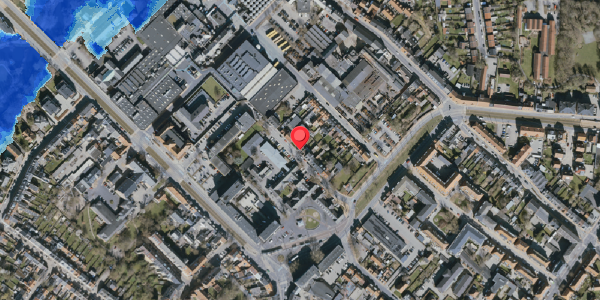 Oversvømmelsesrisiko fra vandløb på Bjergegade 30, . , 5000 Odense C