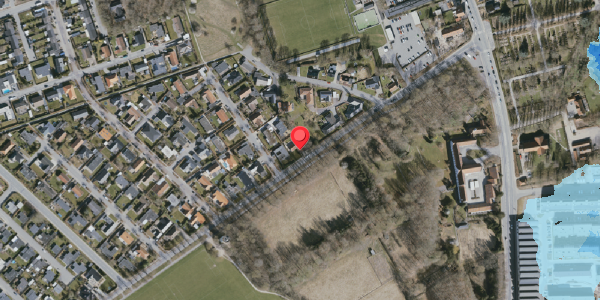 Oversvømmelsesrisiko fra vandløb på Dalumgårds Allé 11, 5250 Odense SV