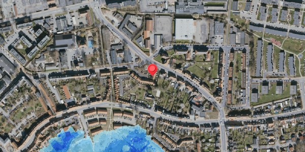 Oversvømmelsesrisiko fra vandløb på Danmarksgade 137, 5000 Odense C