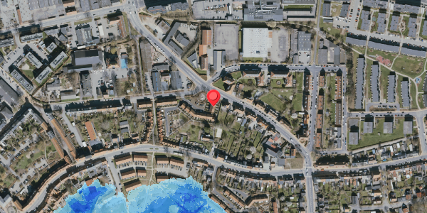 Oversvømmelsesrisiko fra vandløb på Danmarksgade 139, 5000 Odense C