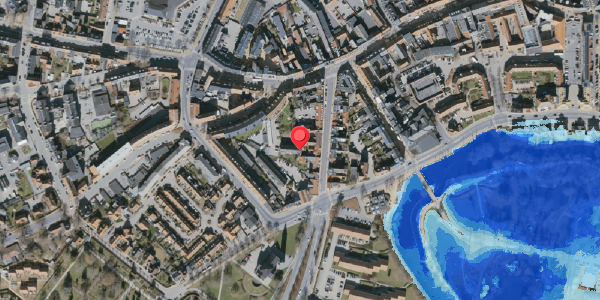 Oversvømmelsesrisiko fra vandløb på Falen 2F, 5000 Odense C