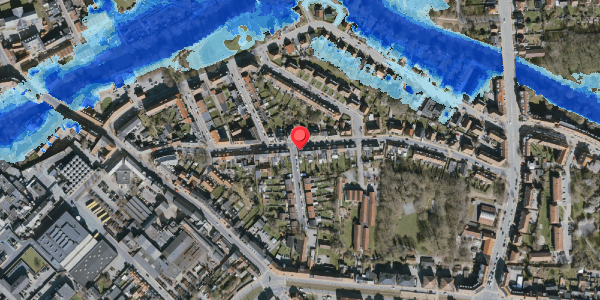 Oversvømmelsesrisiko fra vandløb på Georgsgade 39, . , 5000 Odense C