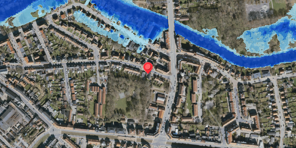 Oversvømmelsesrisiko fra vandløb på Georgsgade 101, . , 5000 Odense C