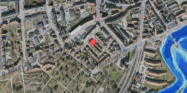 Oversvømmelsesrisiko fra vandløb på Gerthasminde 28, 5000 Odense C