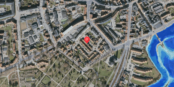Oversvømmelsesrisiko fra vandløb på Gerthasminde 29, 5000 Odense C