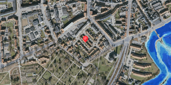 Oversvømmelsesrisiko fra vandløb på Gerthasminde 30, 5000 Odense C