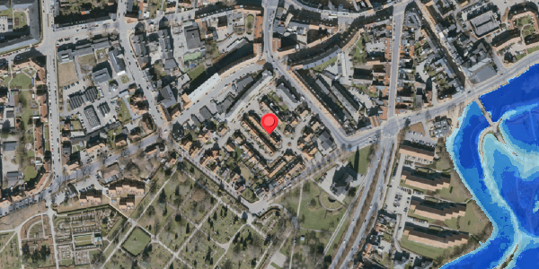 Oversvømmelsesrisiko fra vandløb på Gerthasminde 33, 5000 Odense C