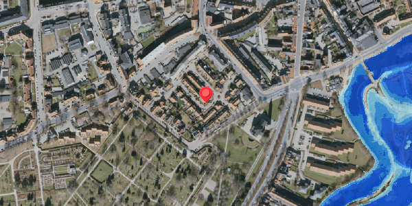 Oversvømmelsesrisiko fra vandløb på Gerthasminde 40, 5000 Odense C