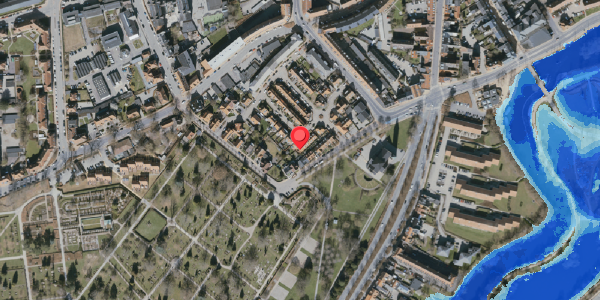 Oversvømmelsesrisiko fra vandløb på Gerthasminde 41A, 5000 Odense C