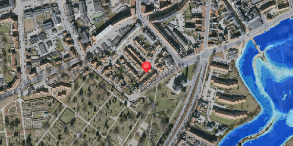 Oversvømmelsesrisiko fra vandløb på Gerthasminde 41E, 5000 Odense C
