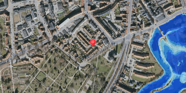 Oversvømmelsesrisiko fra vandløb på Gerthasminde 43, 5000 Odense C