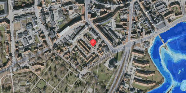 Oversvømmelsesrisiko fra vandløb på Gerthasminde 64, 5000 Odense C