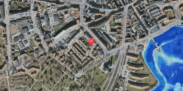 Oversvømmelsesrisiko fra vandløb på Gerthasminde 68, 5000 Odense C