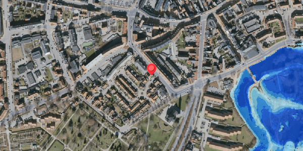 Oversvømmelsesrisiko fra vandløb på Gerthasminde 74, 5000 Odense C