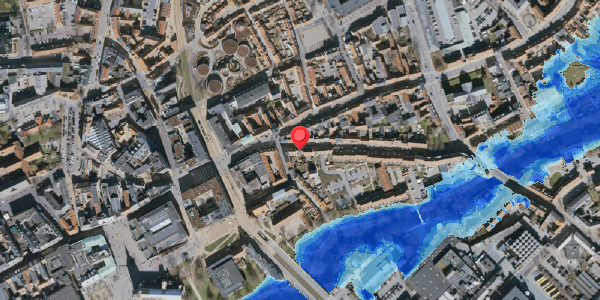 Oversvømmelsesrisiko fra vandløb på Nedergade 5, . , 5000 Odense C