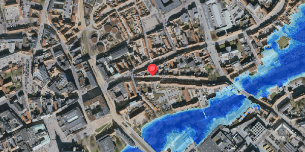 Oversvømmelsesrisiko fra vandløb på Nedergade 8, . , 5000 Odense C