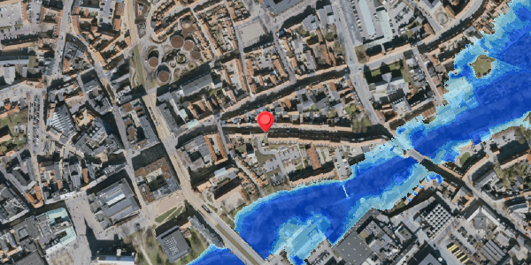 Oversvømmelsesrisiko fra vandløb på Nedergade 11, . , 5000 Odense C