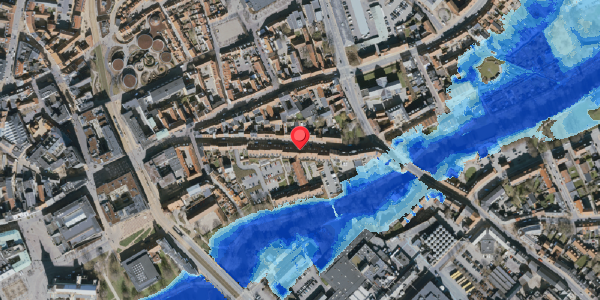 Oversvømmelsesrisiko fra vandløb på Nedergade 21, 2. th, 5000 Odense C
