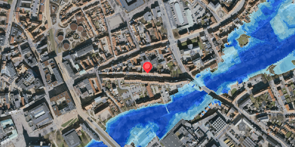 Oversvømmelsesrisiko fra vandløb på Nedergade 28, . , 5000 Odense C