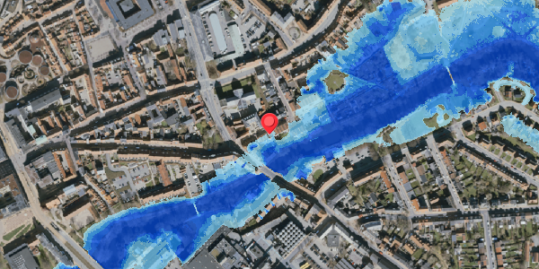 Oversvømmelsesrisiko fra vandløb på Nedergade 43C, . , 5000 Odense C
