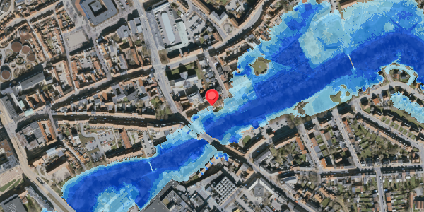Oversvømmelsesrisiko fra vandløb på Nedergade 45, 5000 Odense C