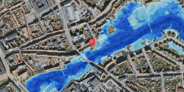 Oversvømmelsesrisiko fra vandløb på Nedergade 49, . , 5000 Odense C