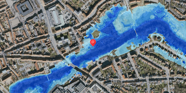 Oversvømmelsesrisiko fra vandløb på Nedergade 65, 5000 Odense C