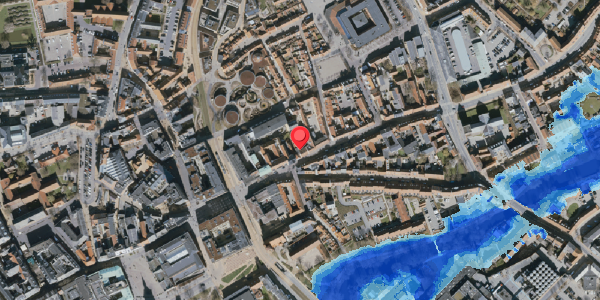 Oversvømmelsesrisiko fra vandløb på Overgade 20B, . , 5000 Odense C
