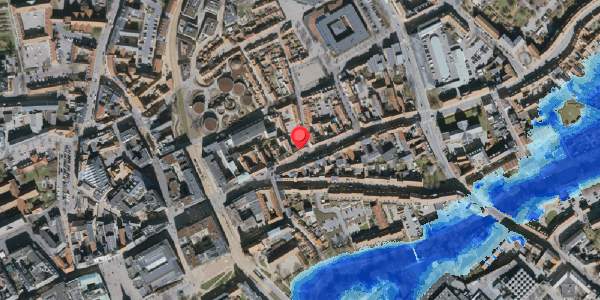 Oversvømmelsesrisiko fra vandløb på Overgade 24, . , 5000 Odense C