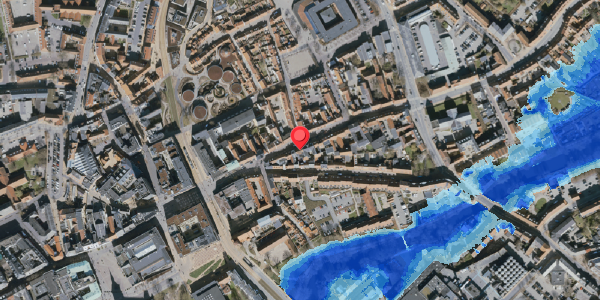 Oversvømmelsesrisiko fra vandløb på Overgade 29, . , 5000 Odense C