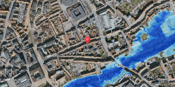 Oversvømmelsesrisiko fra vandløb på Overgade 45, 5000 Odense C