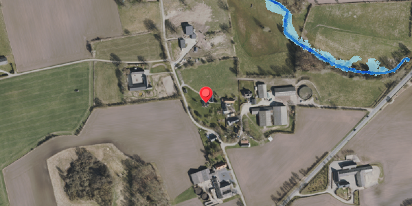 Oversvømmelsesrisiko fra vandløb på Findingevej 7, 5750 Ringe