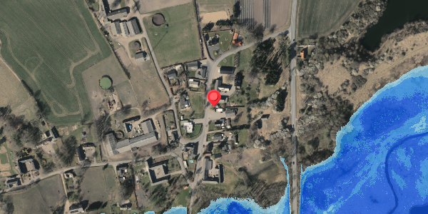 Oversvømmelsesrisiko fra vandløb på Sallinge Ågade 2A, . , 5750 Ringe
