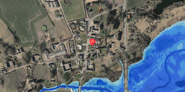 Oversvømmelsesrisiko fra vandløb på Sallinge Ågade 4, . , 5750 Ringe
