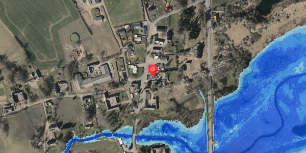 Oversvømmelsesrisiko fra vandløb på Sallinge Ågade 8, . , 5750 Ringe