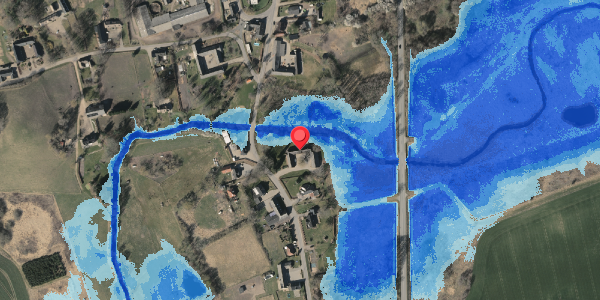 Oversvømmelsesrisiko fra vandløb på Sallinge Ågade 14, . , 5750 Ringe