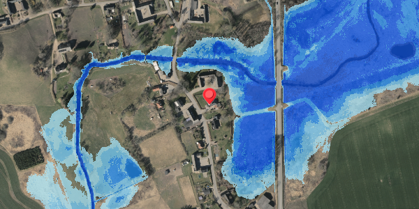 Oversvømmelsesrisiko fra vandløb på Sallinge Ågade 14A, . , 5750 Ringe