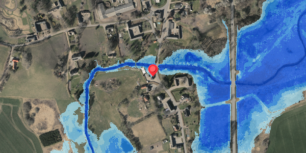 Oversvømmelsesrisiko fra vandløb på Sallinge Ågade 17, . , 5750 Ringe