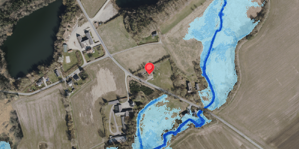 Oversvømmelsesrisiko fra vandløb på Sallingelunde 8A, 5750 Ringe