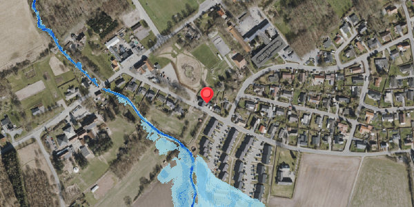 Oversvømmelsesrisiko fra vandløb på Aavej 4, 5856 Ryslinge